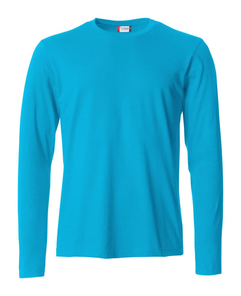 Clique Basic-T L/S coloris Turquoise