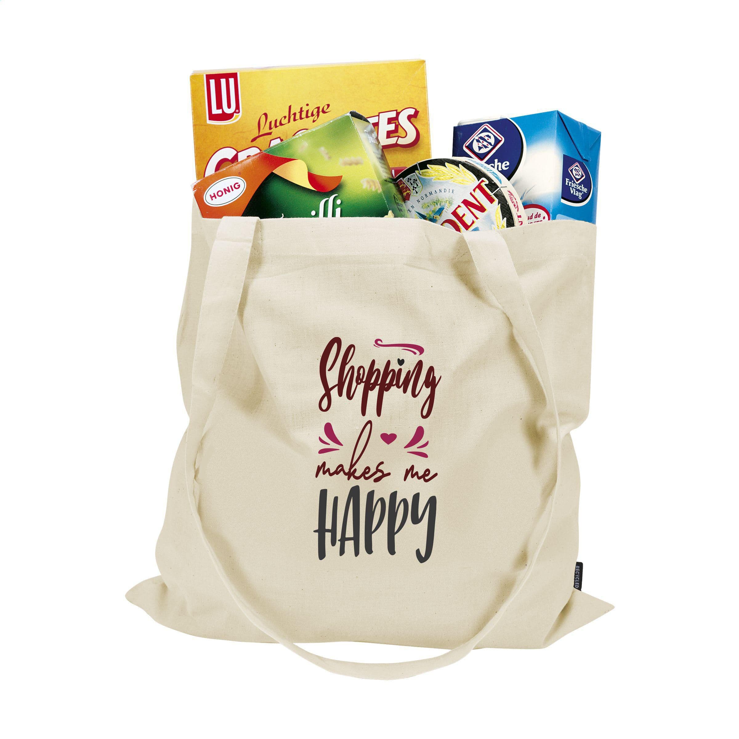 Sac shopping ShoppyBag GRS coton recyclé (180 g/m²) en situation