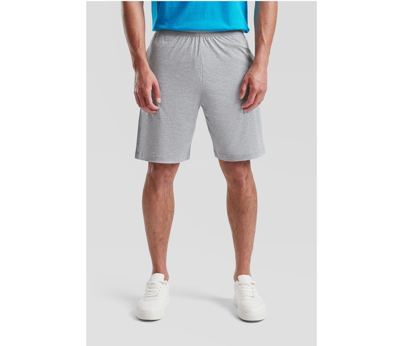 ICONIC 195 JERSEY SHORTS coloris Gris chiné