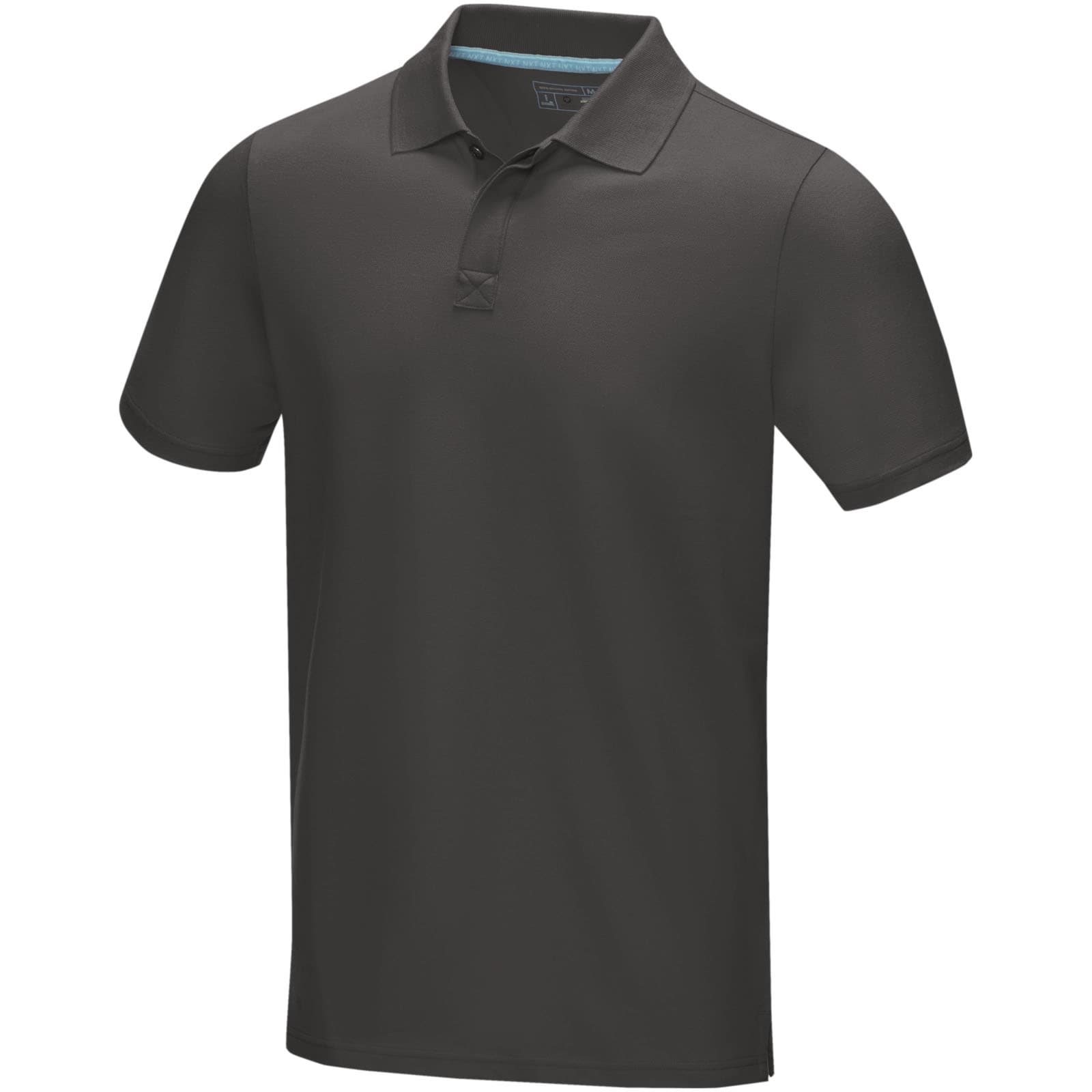 Polo Graphite bio manches courtes homme coloris Gris orage