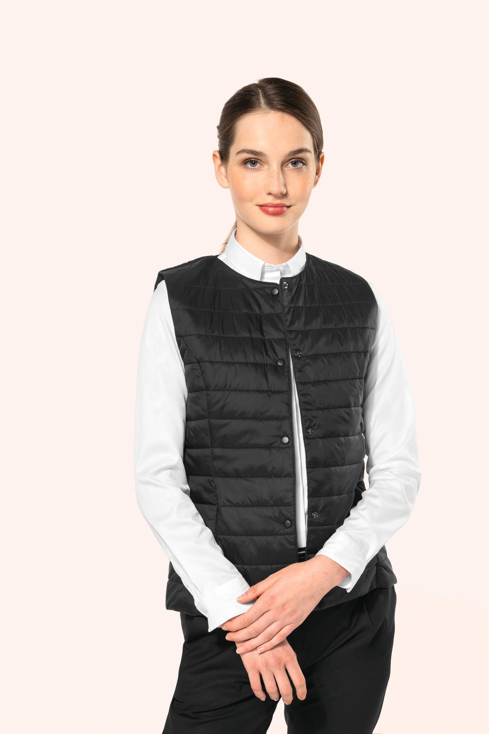 Bodywarmer léger femme en situation