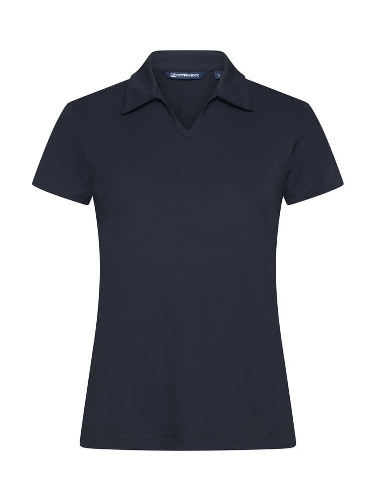 Polo Cutter & Buck Virtue col V femme coloris Marine foncé