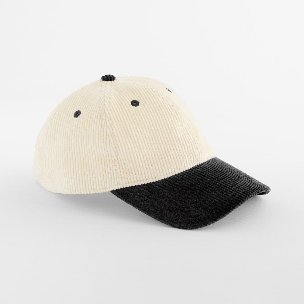 CONTRAST PEAK CORDUROY CAP
