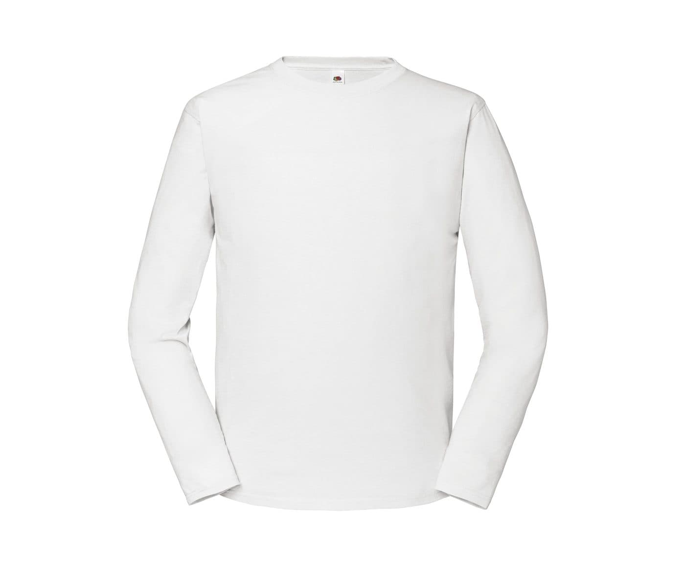ICONIC 195 RINGSPUN PREMIUM LONG SLEEVE T coloris Blanc