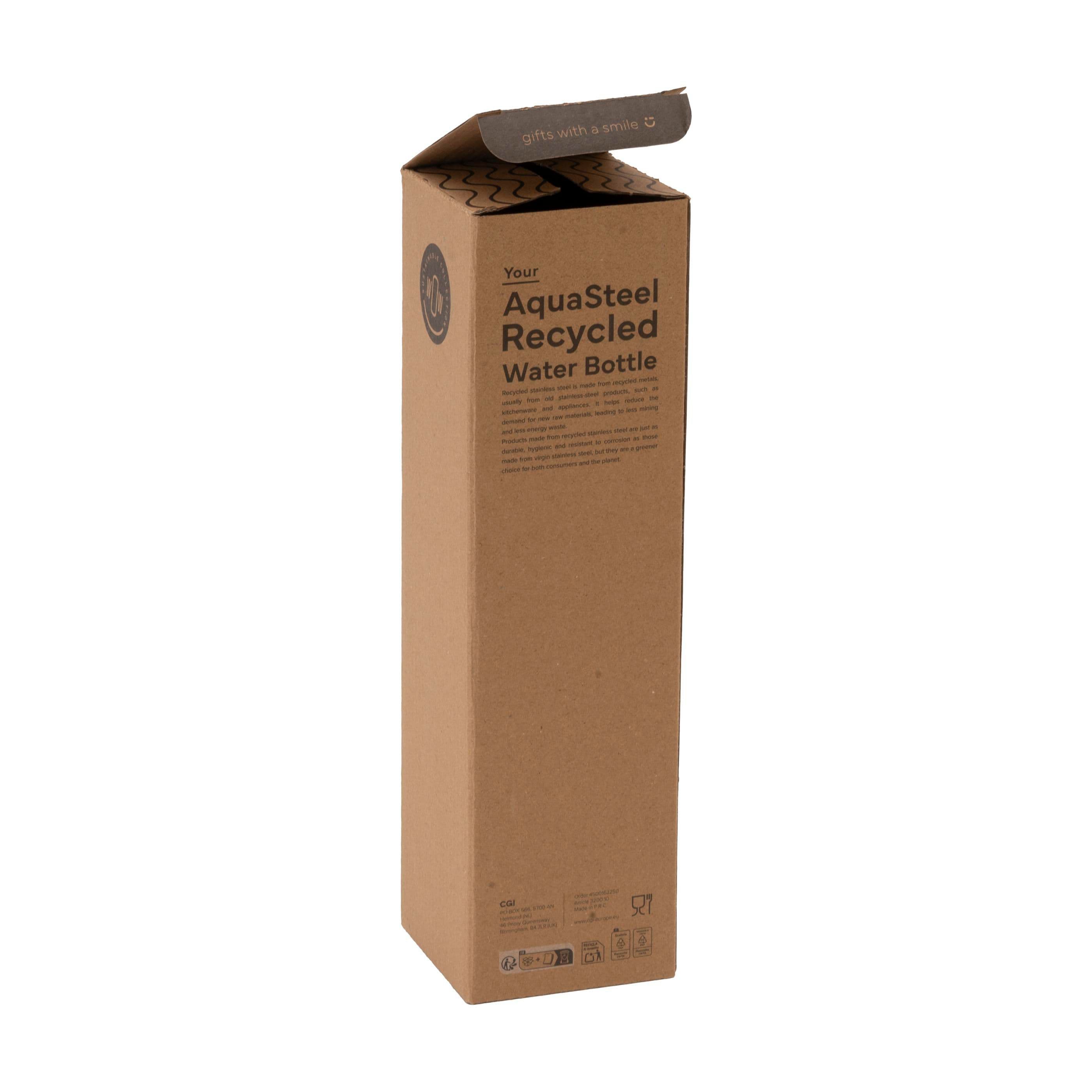 Bouteille d'eau AquaSteel RCS recyclée 750 ml en situation