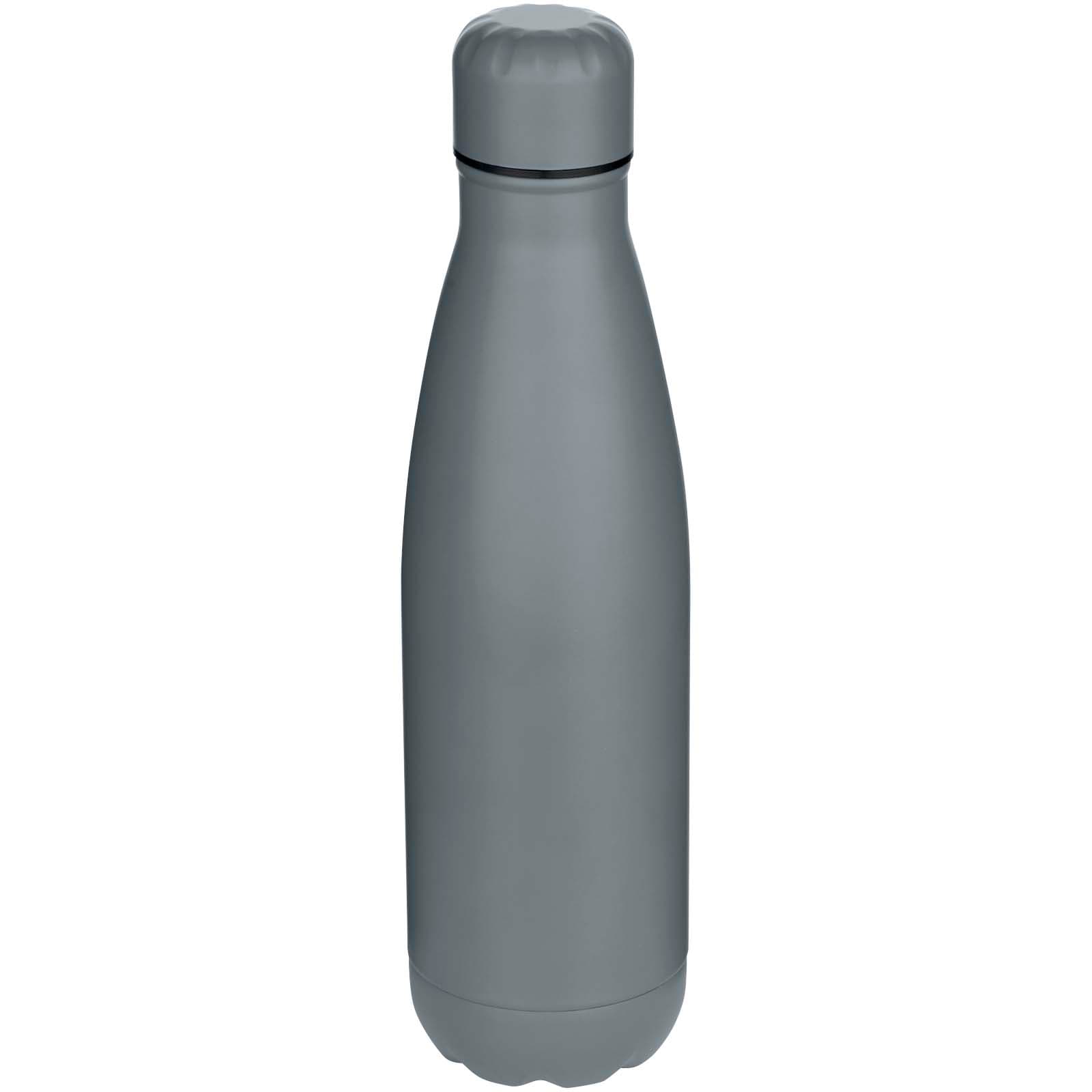 Bouteille d’eau Cove de 750 ml en acier inoxydable recyclé certifié RCS à simple paroi coloris Gris Mat
