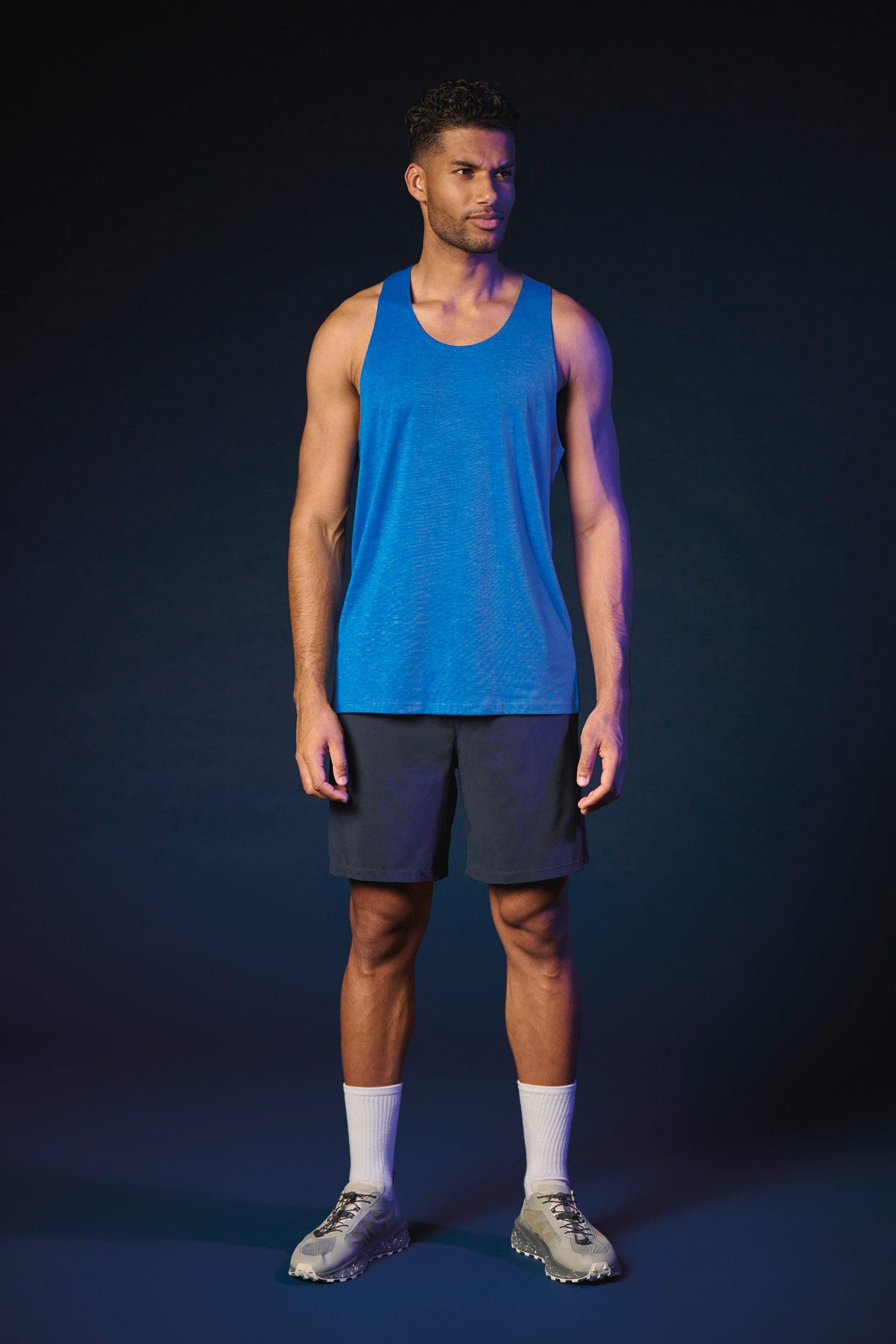 Short écoresponsable 2 en 1 avec sous short intégré homme en situation