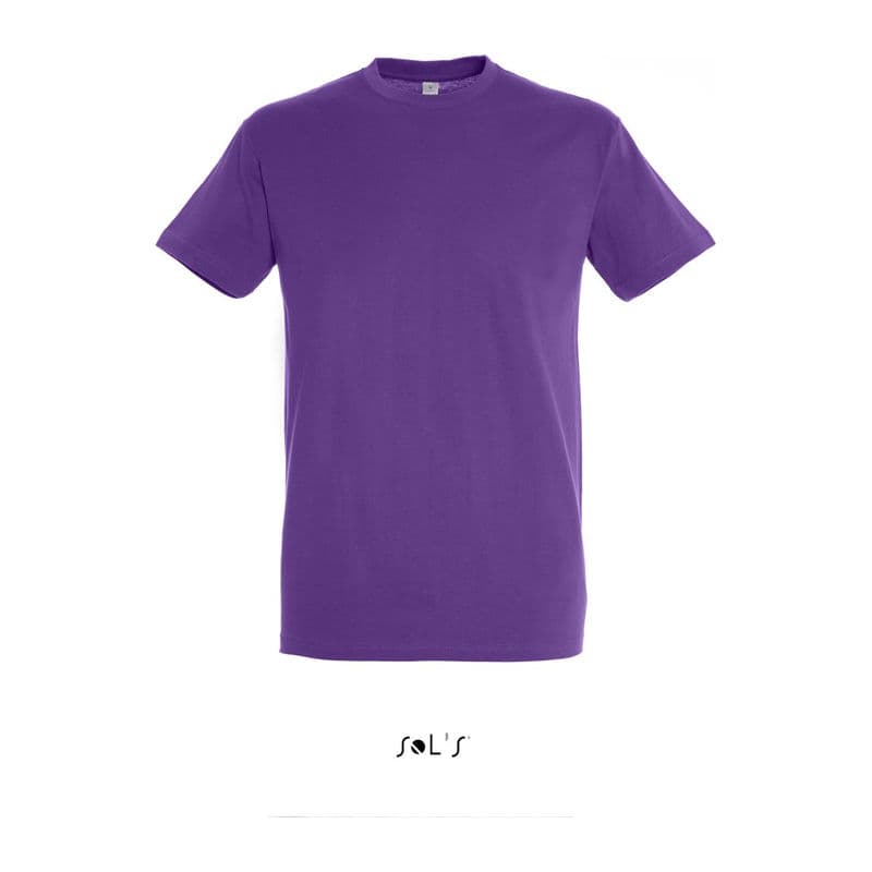 SOL'S REGENT UNISEX ROUND COLLAR T-SHIRT coloris Violet clair
