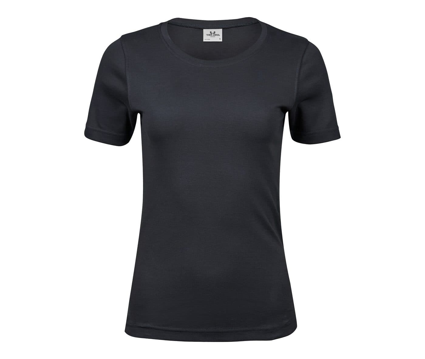 LADIES INTERLOCK TEE coloris Gris foncé