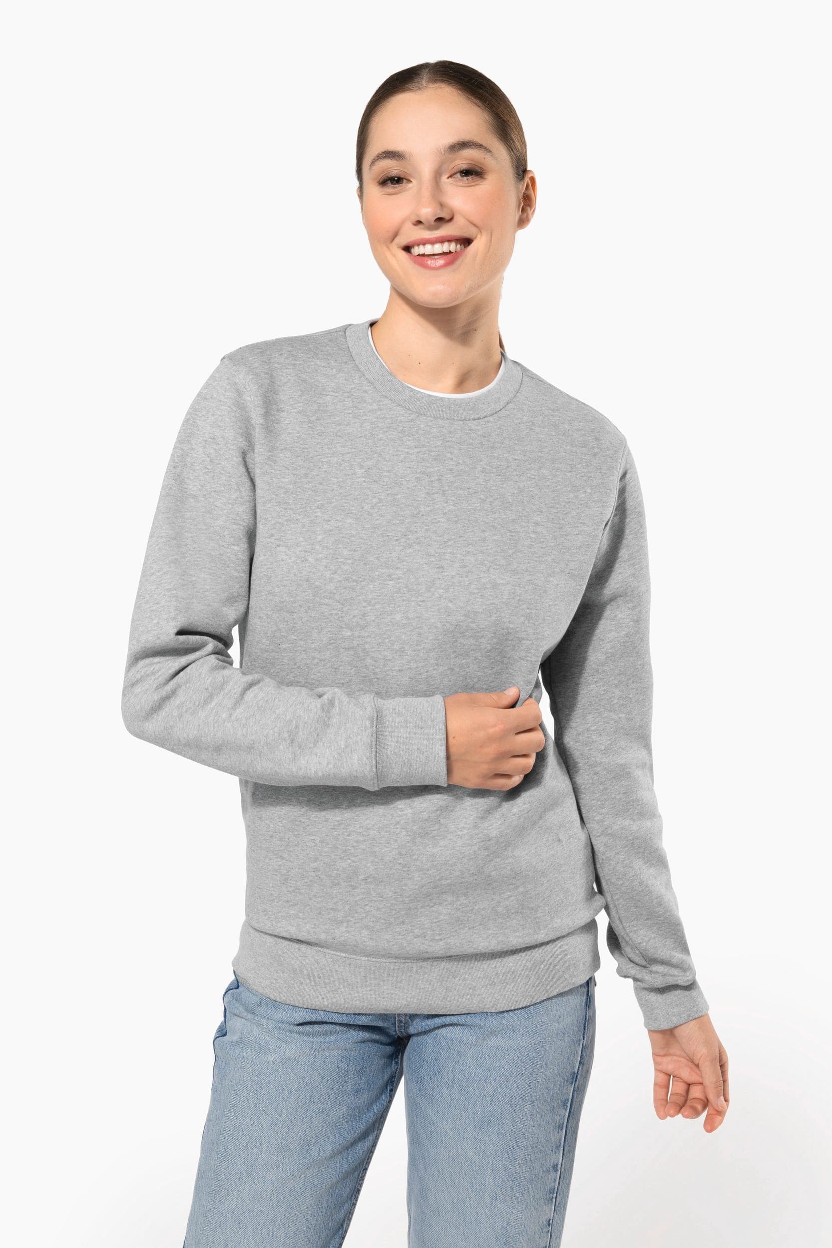 Sweat-shirt col rond 80/20 unisexe en situation
