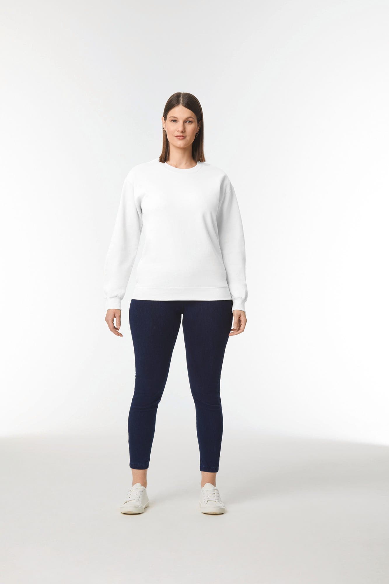 Sweat-shirt col rond Midweight Softstyle en situation
