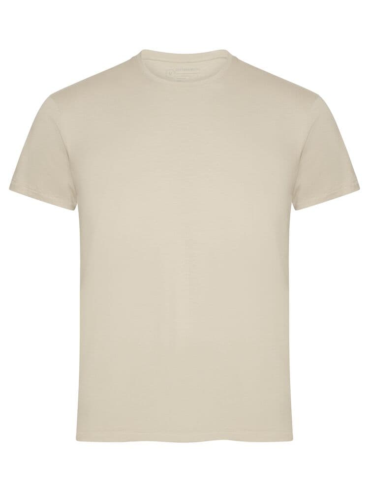 Pull col rond Cutter & Buck Manzanita homme coloris Beige / Sans impression