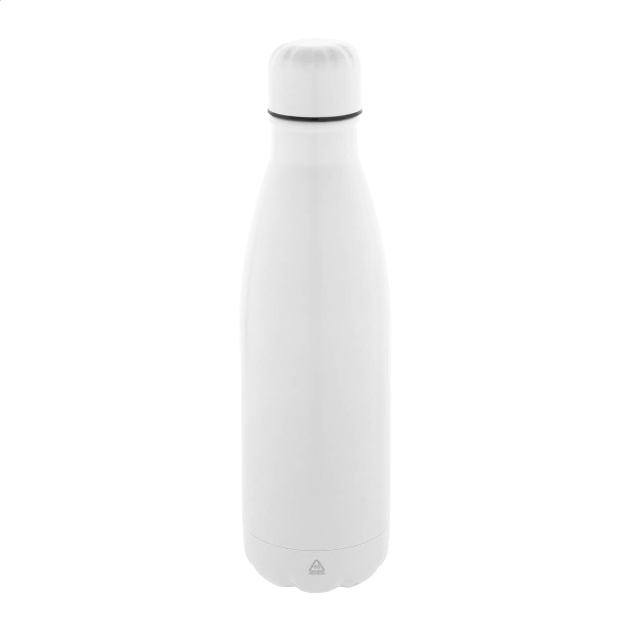 Bouteille en acier inoxydable recyclé coloris Blanc