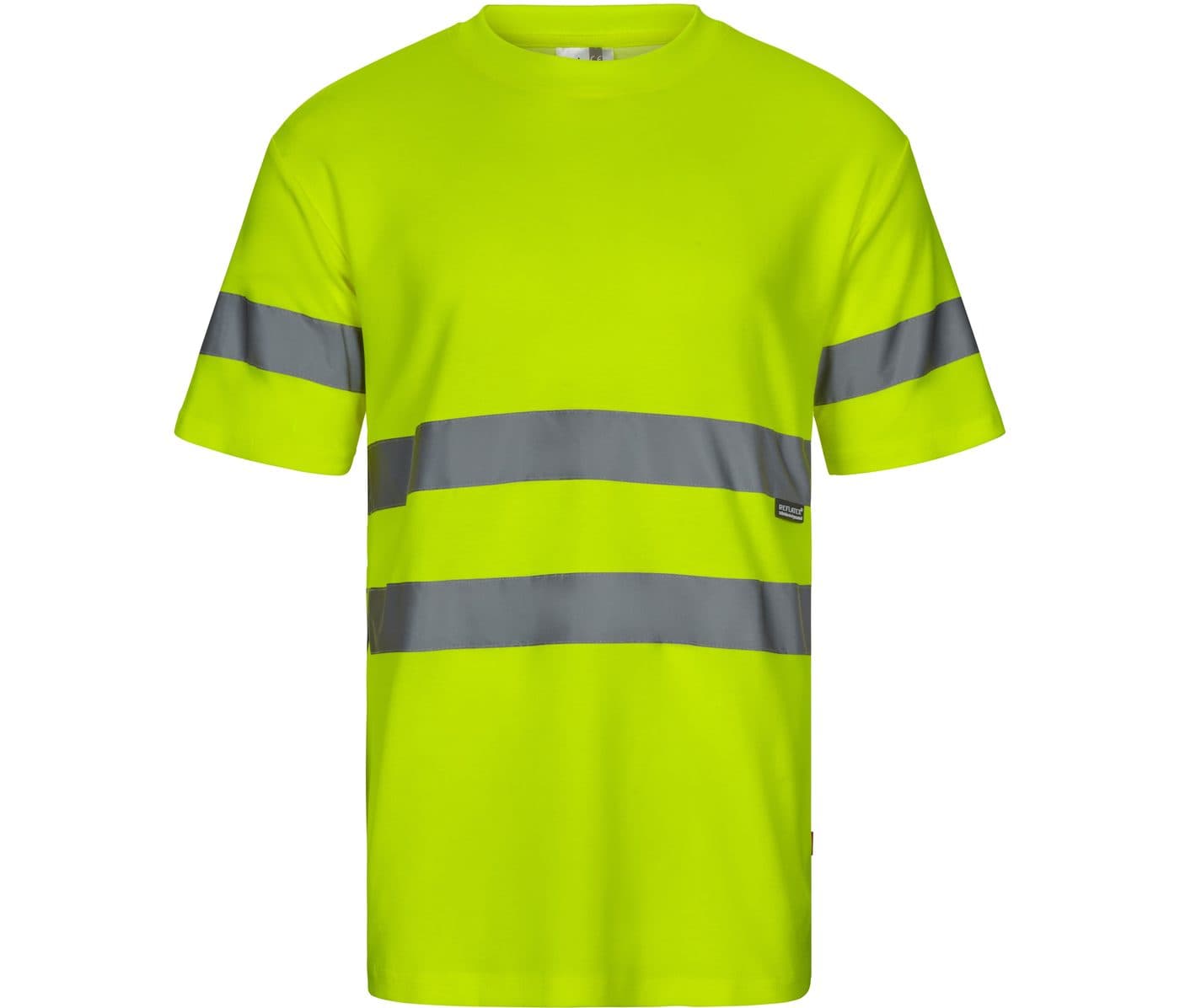 TEE-SHIRT EN COTON/POLYESTER HAUTE VISIBILITÉ coloris Jaune fluo