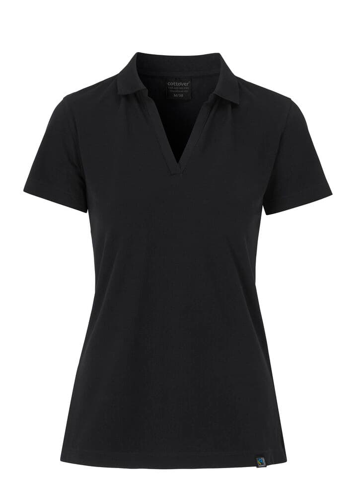POLO PIQUE STRETCH FEMME - CERTIFIÉ GOTS