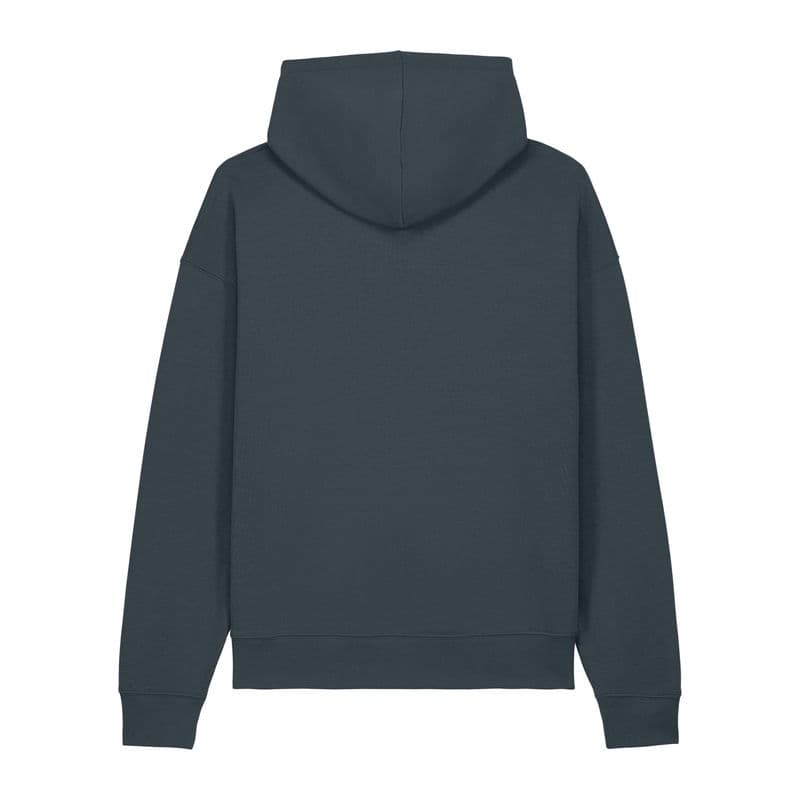 The iconic mid-light relaxed hoodie sweatshirt coloris Gris encre India
