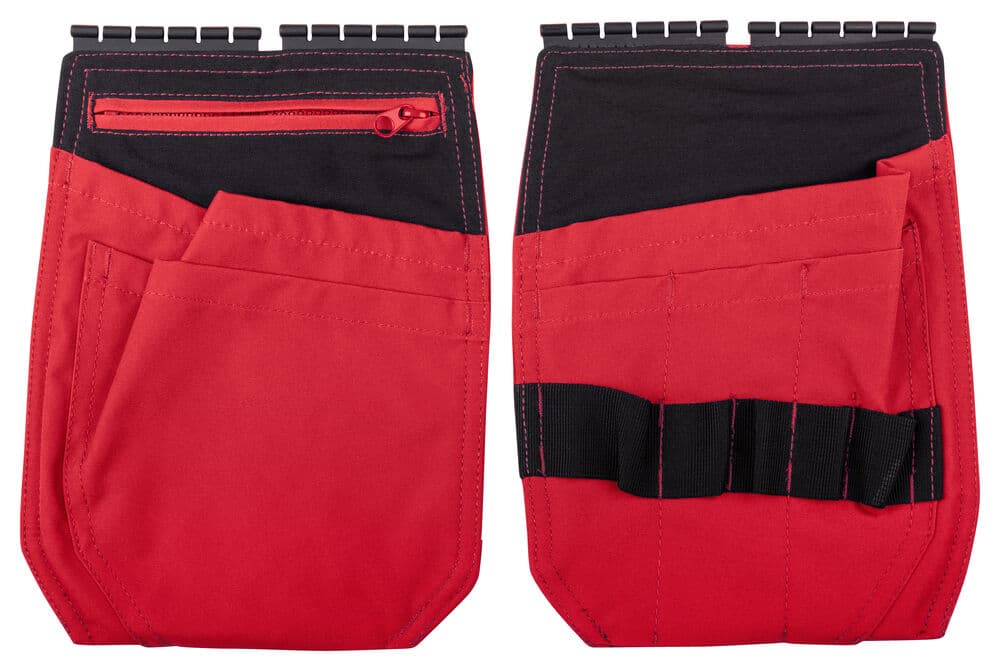 9042 POCHES DE JEAN coloris Rouge
