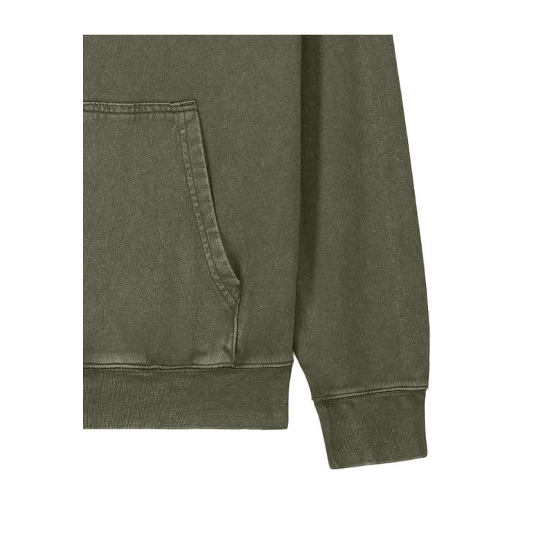 Archer Vintage unisex medium fit hoodie  coloris Kaki Dyed G.