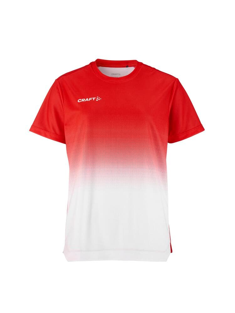 Craft Evolve 2.0 structured graphic jersey w coloris Rouge / Blanc