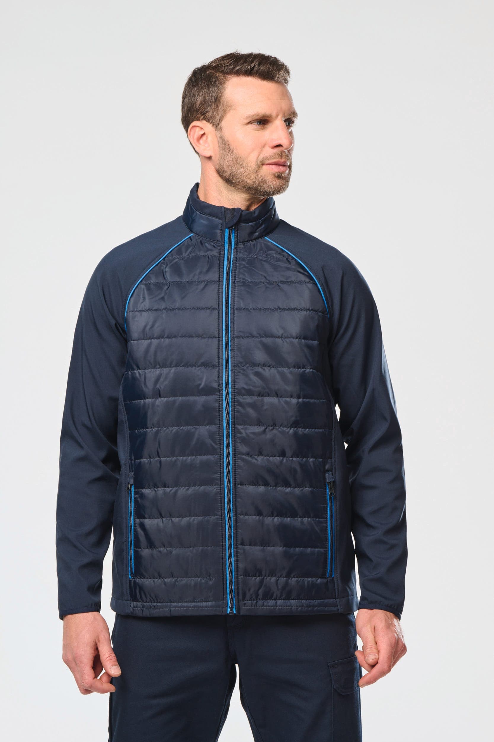 Veste Day To Day bi-matière unisexe en situation