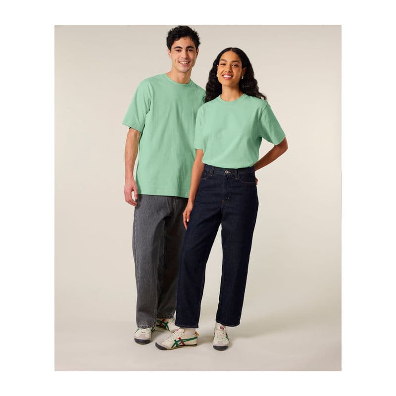 Freestyler unisex heavy weight t-shirt coloris Jade brumeux