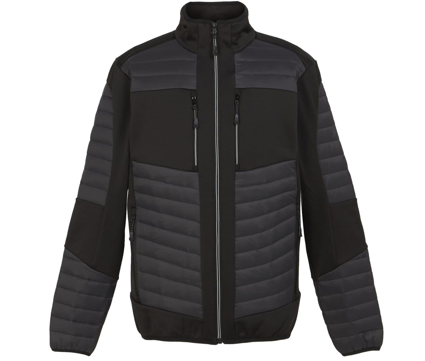 E-VOLVE THERMAL HYBRID JACKET coloris Gris cendré / Noir