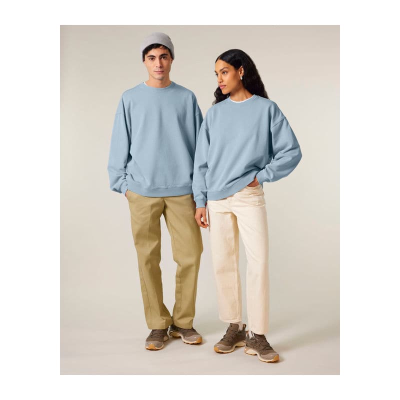 Radder 2.0 Vintage oversized sweatshirt coloris Bleu Dyed G. pierre