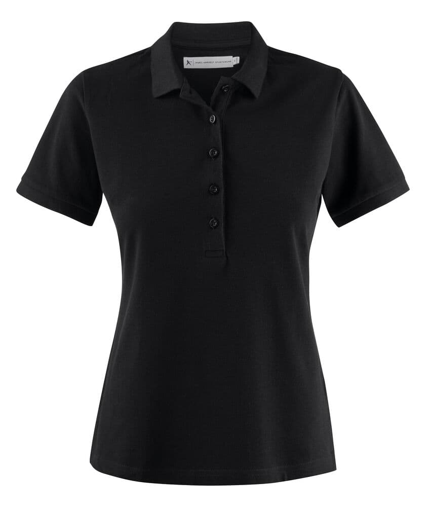 Neptune Polo Piqué Femmes coloris Noir
