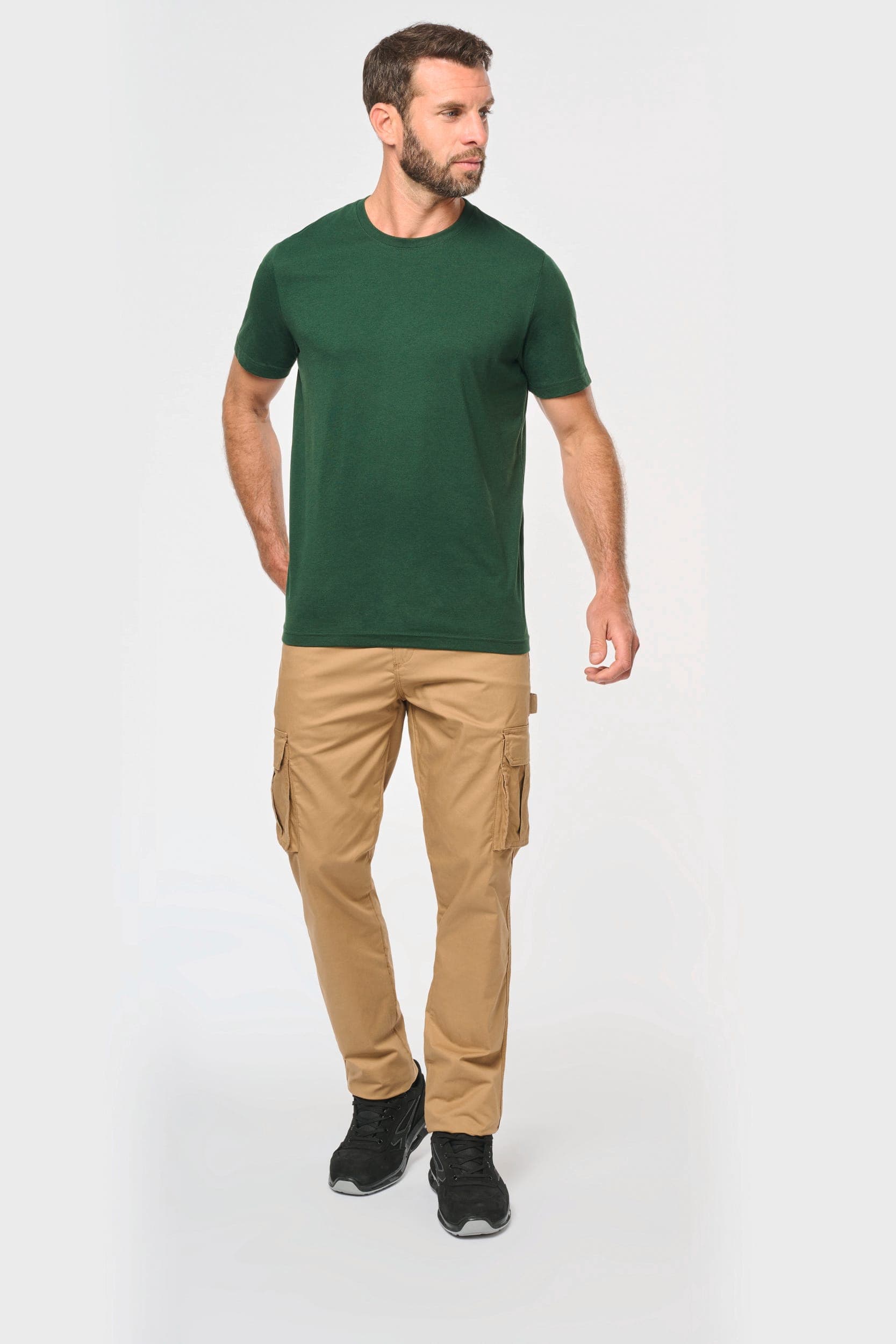 T-shirt col rond écoresponsable homme en situation