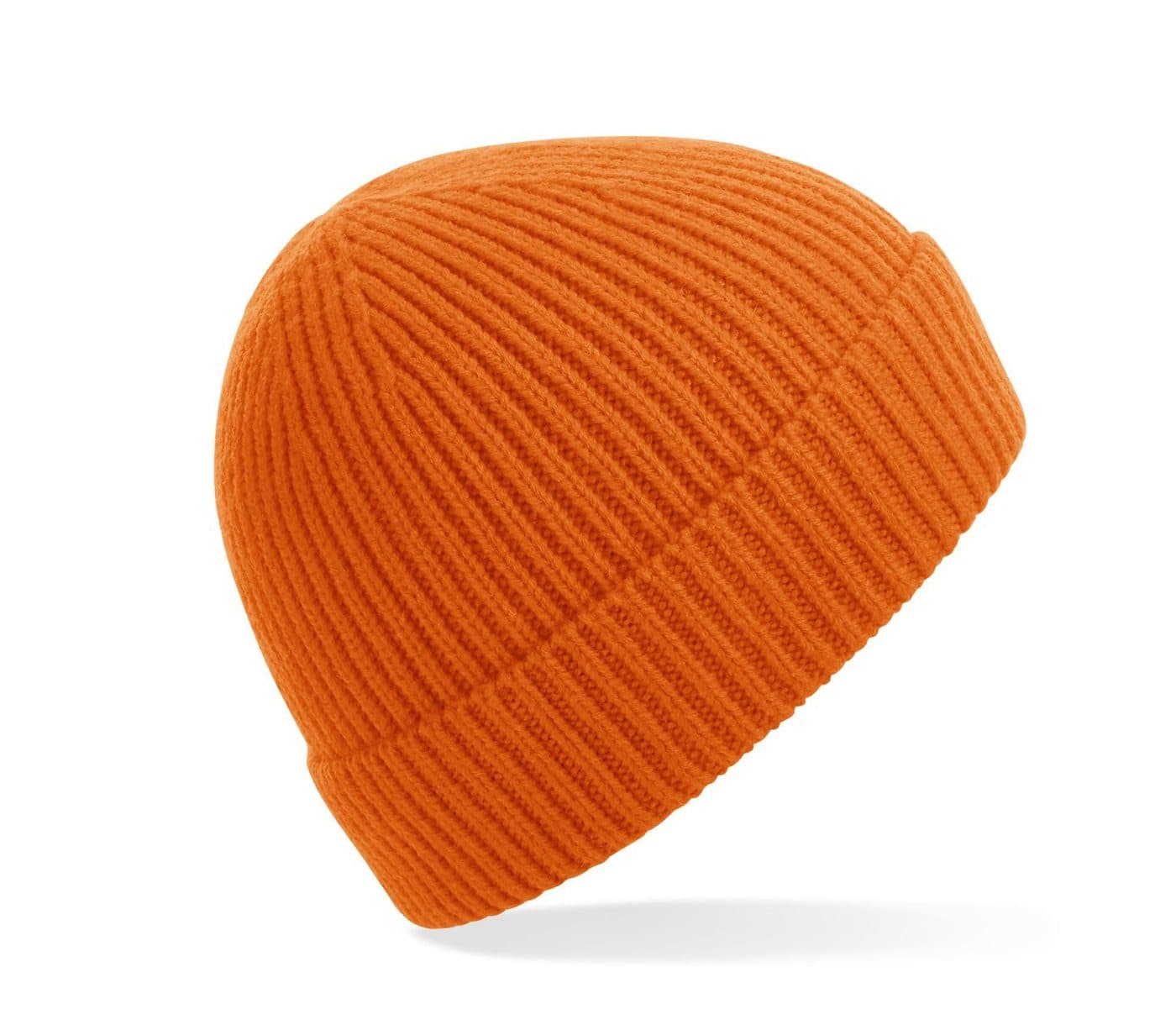ENGINEERED KNIT RIBBED BEANIE coloris Orange