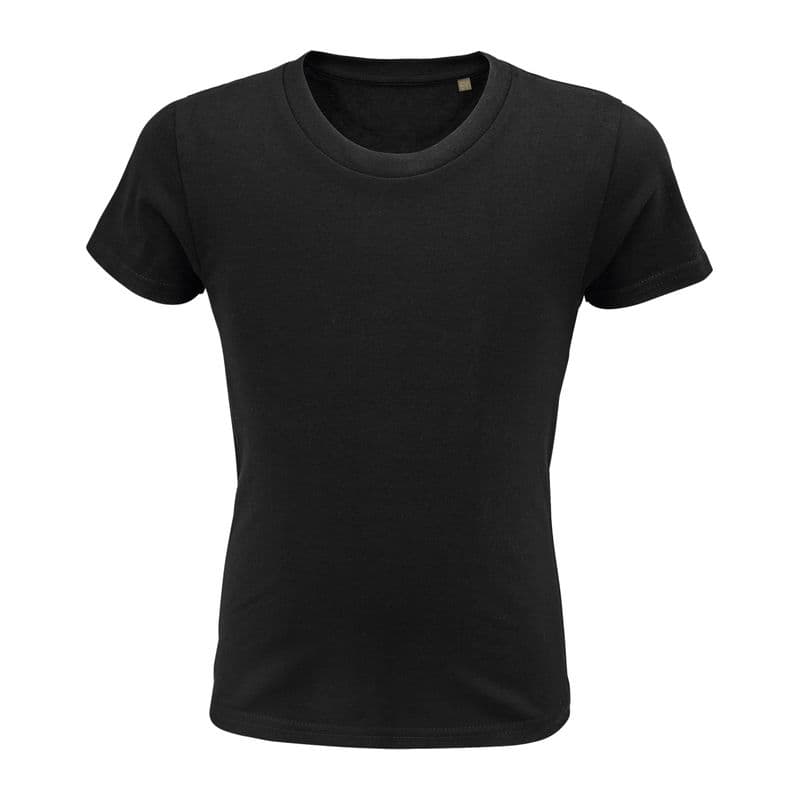 Sol'S Pioneer - Kids’ Round-Neck Fitted T-Shirt coloris Noir profond