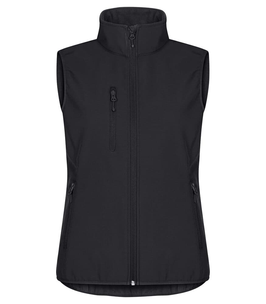 Clique Classic Softshell Vest Women coloris Noir