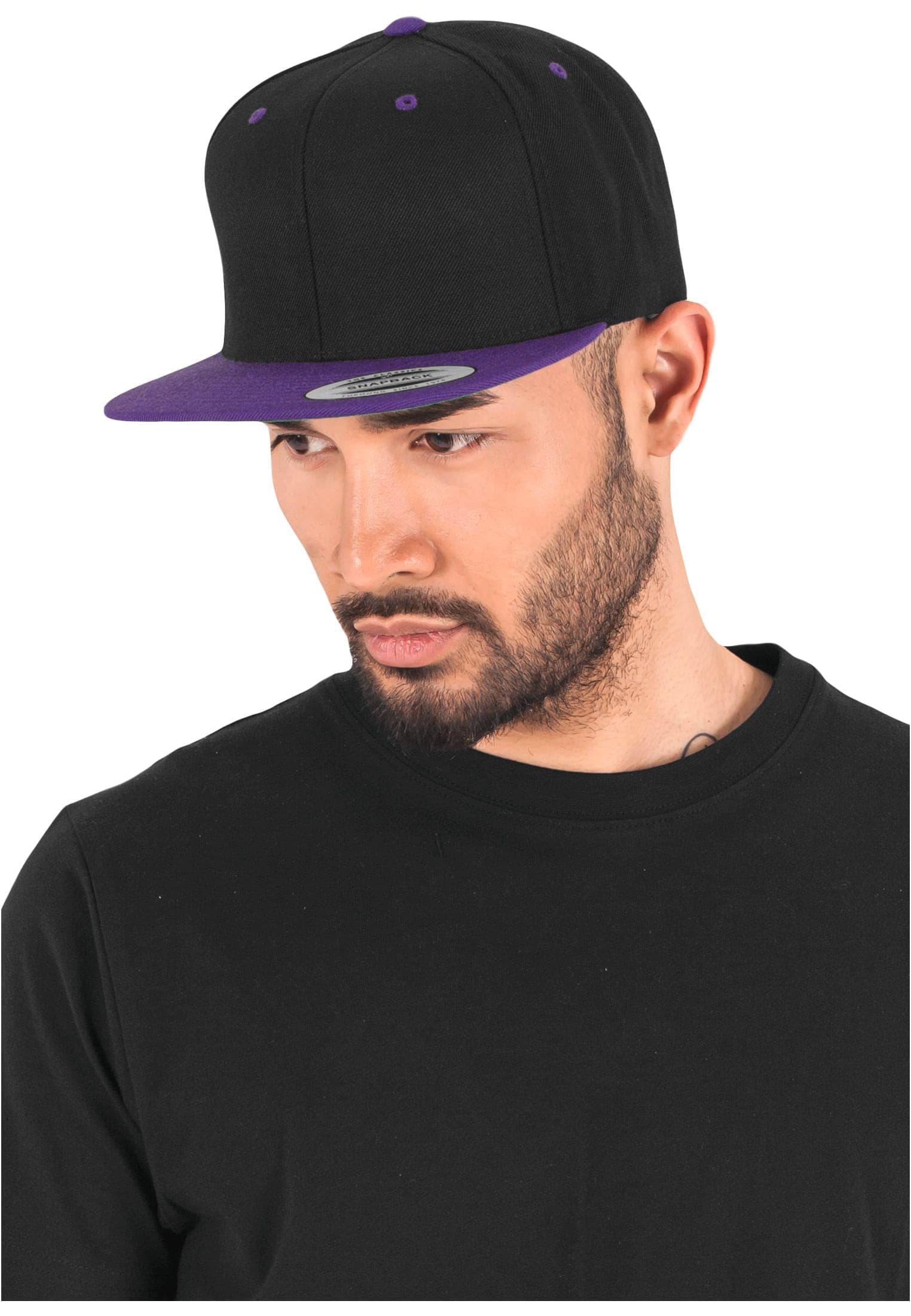 Casquette Classic snapback bicolore en situation