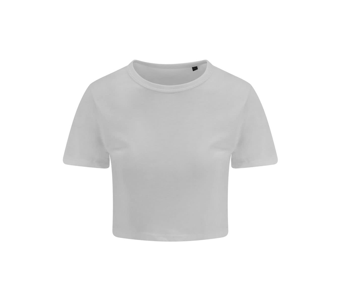 WOMEN' S TRI-BLEND CROPPED T coloris Blanc