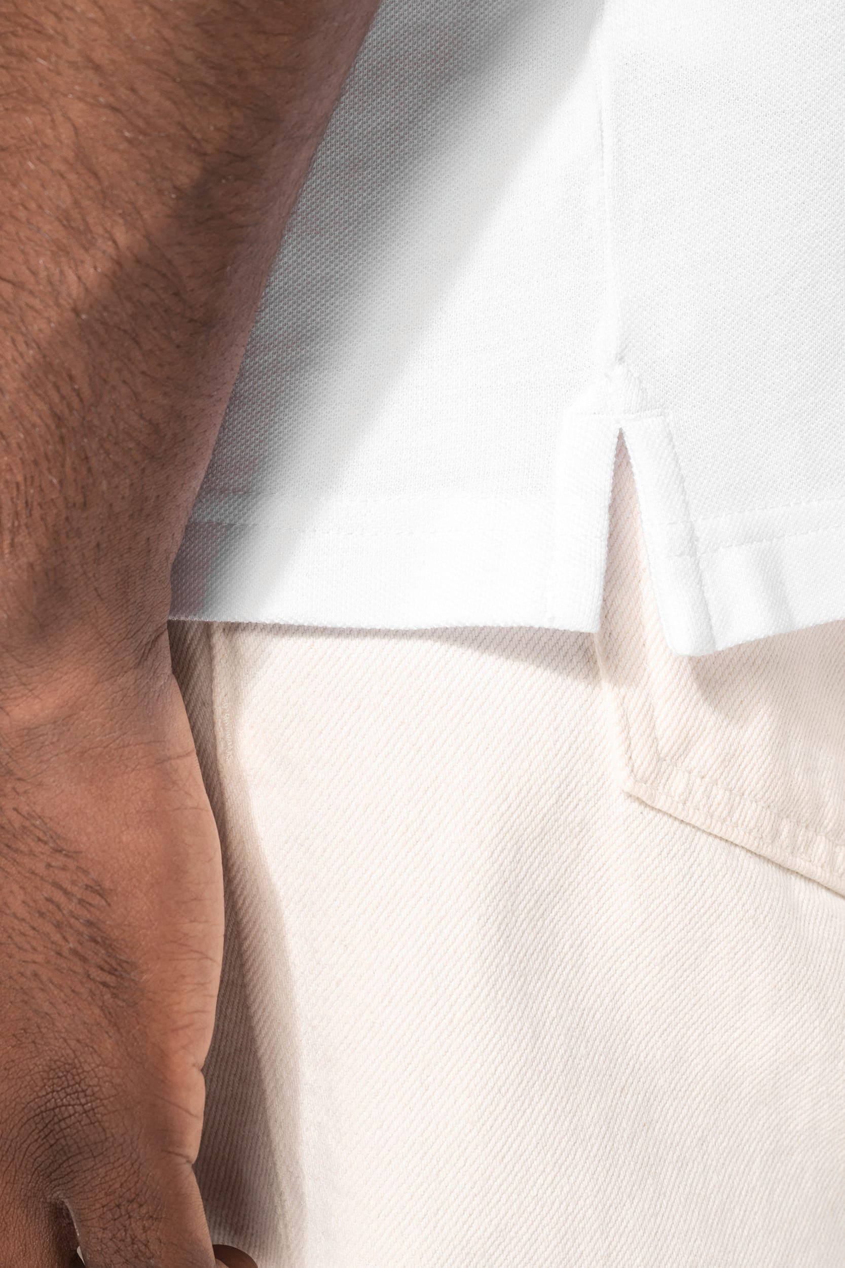 Polo piqué Bio180 homme en situation