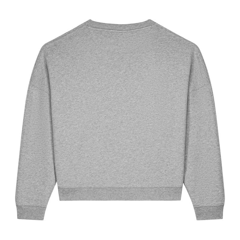 The Stella Lianna femme sweatshirt col rond coloris Gris chiné