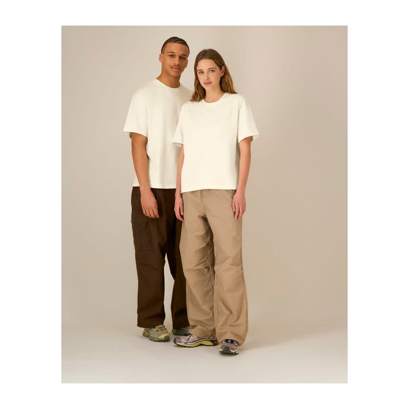 The iconic mid-light unisex relaxed t-shirt coloris Crème