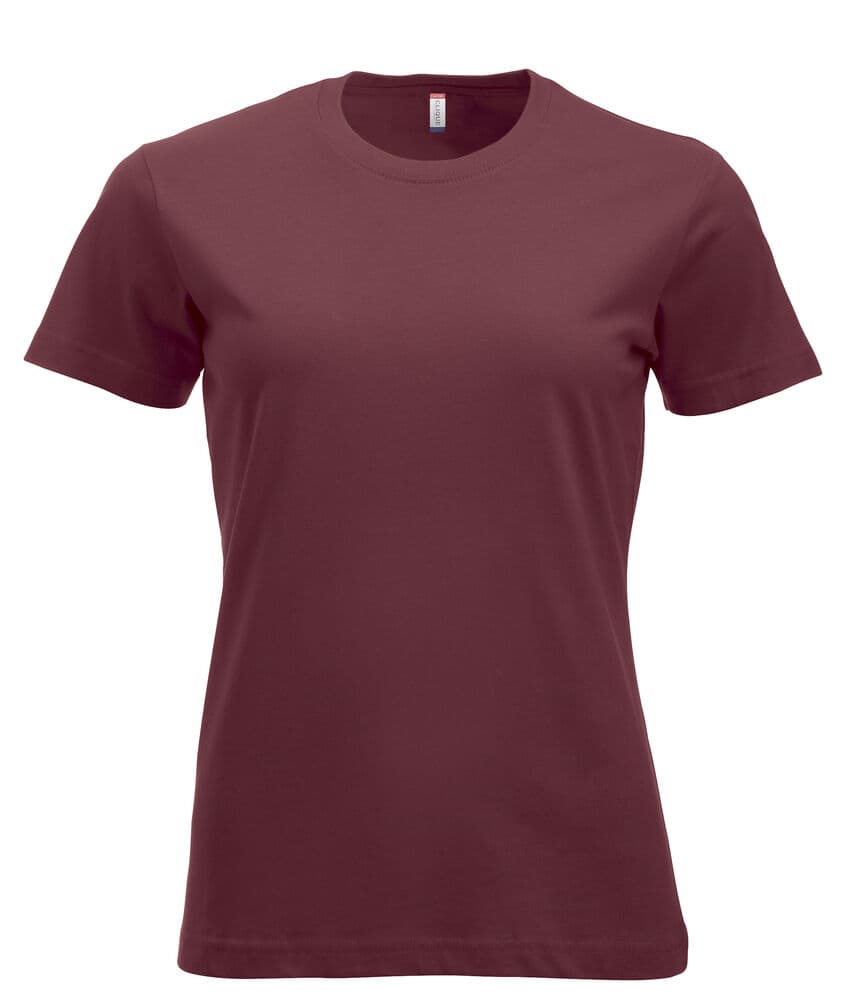 Clique New Classic-T Women coloris Bordeaux