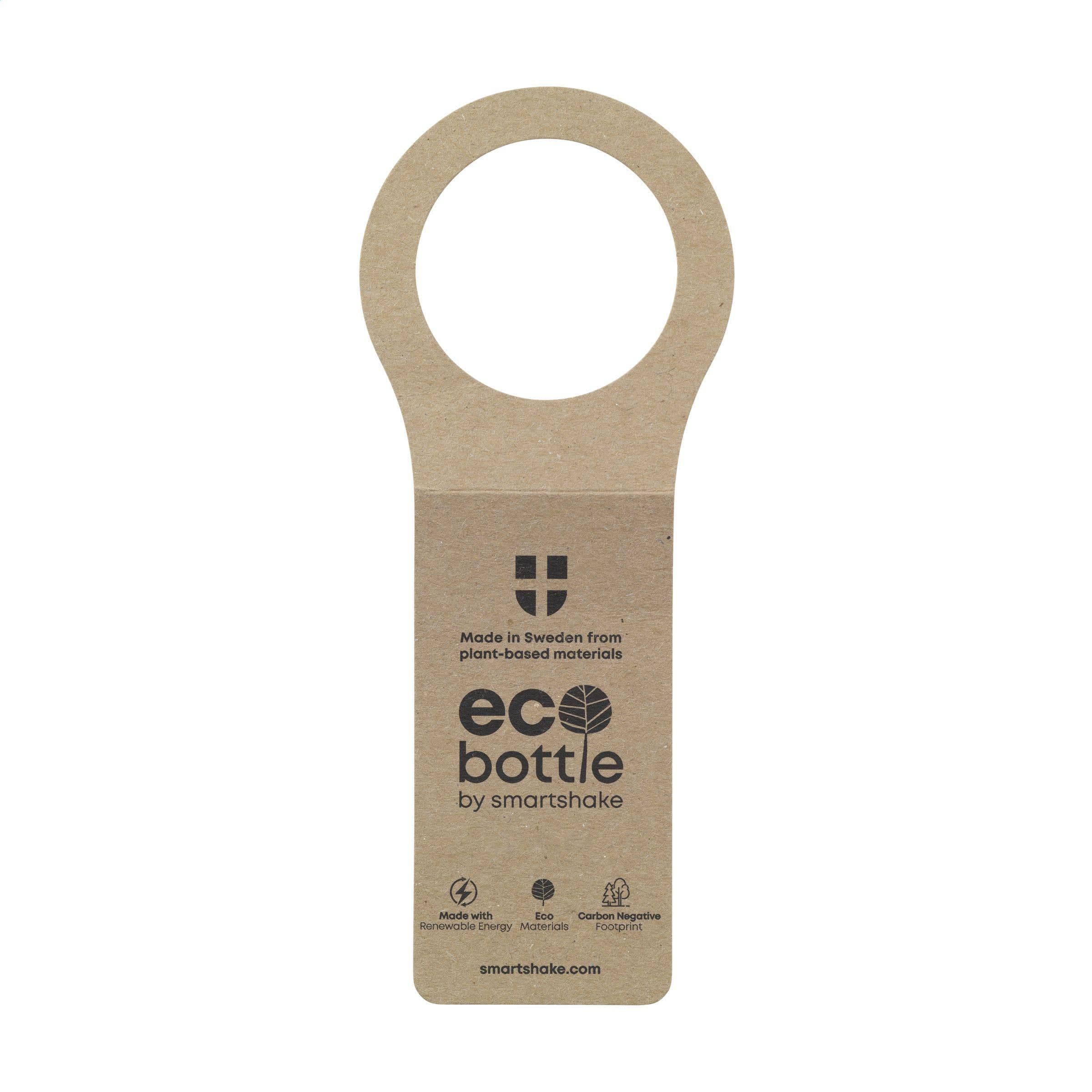 Bouteille EcoBottle blanc 650 ml d'origine végétale - fabriquée en EU en situation