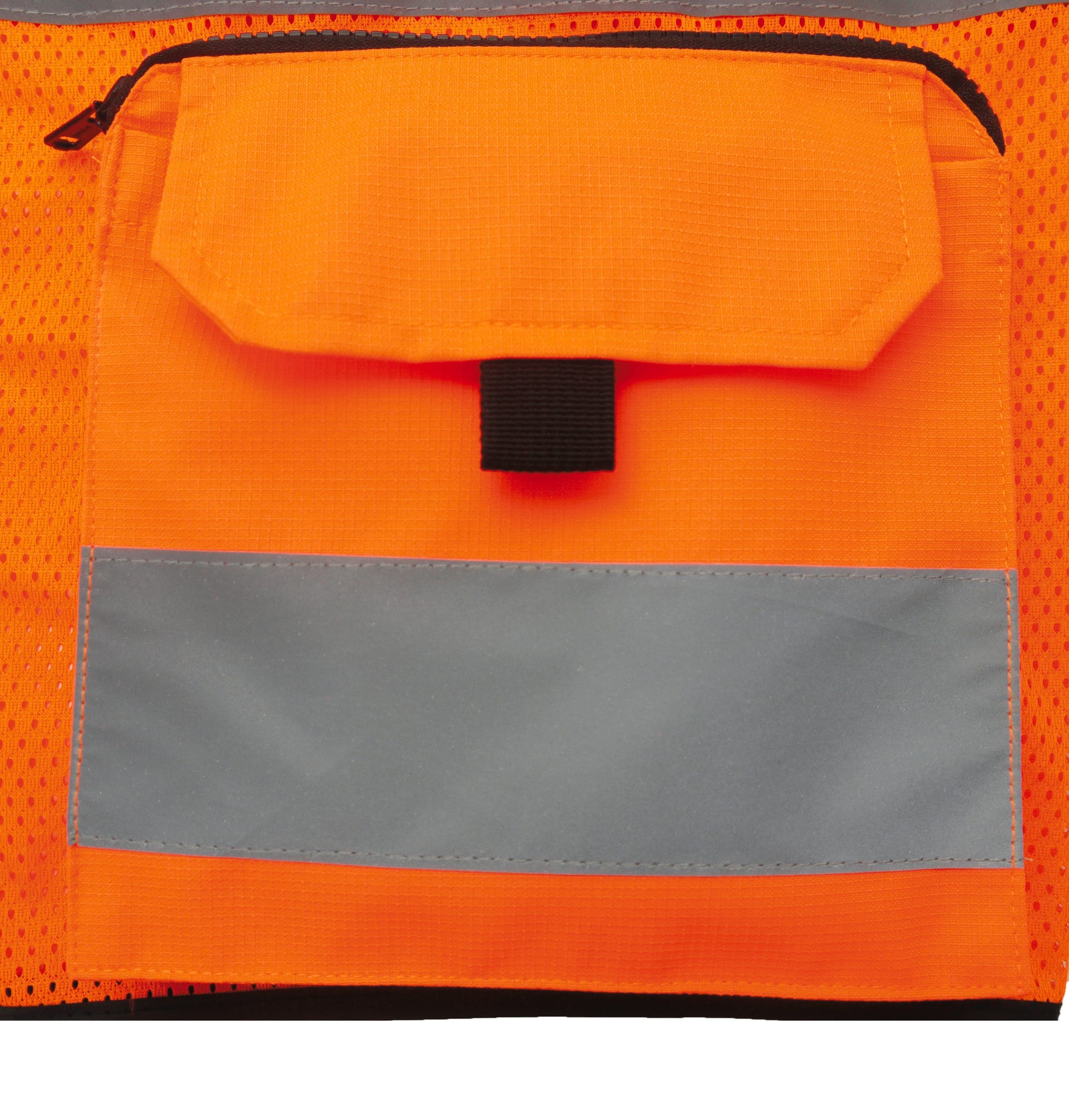 Gilet haute visibilité rip stop en situation