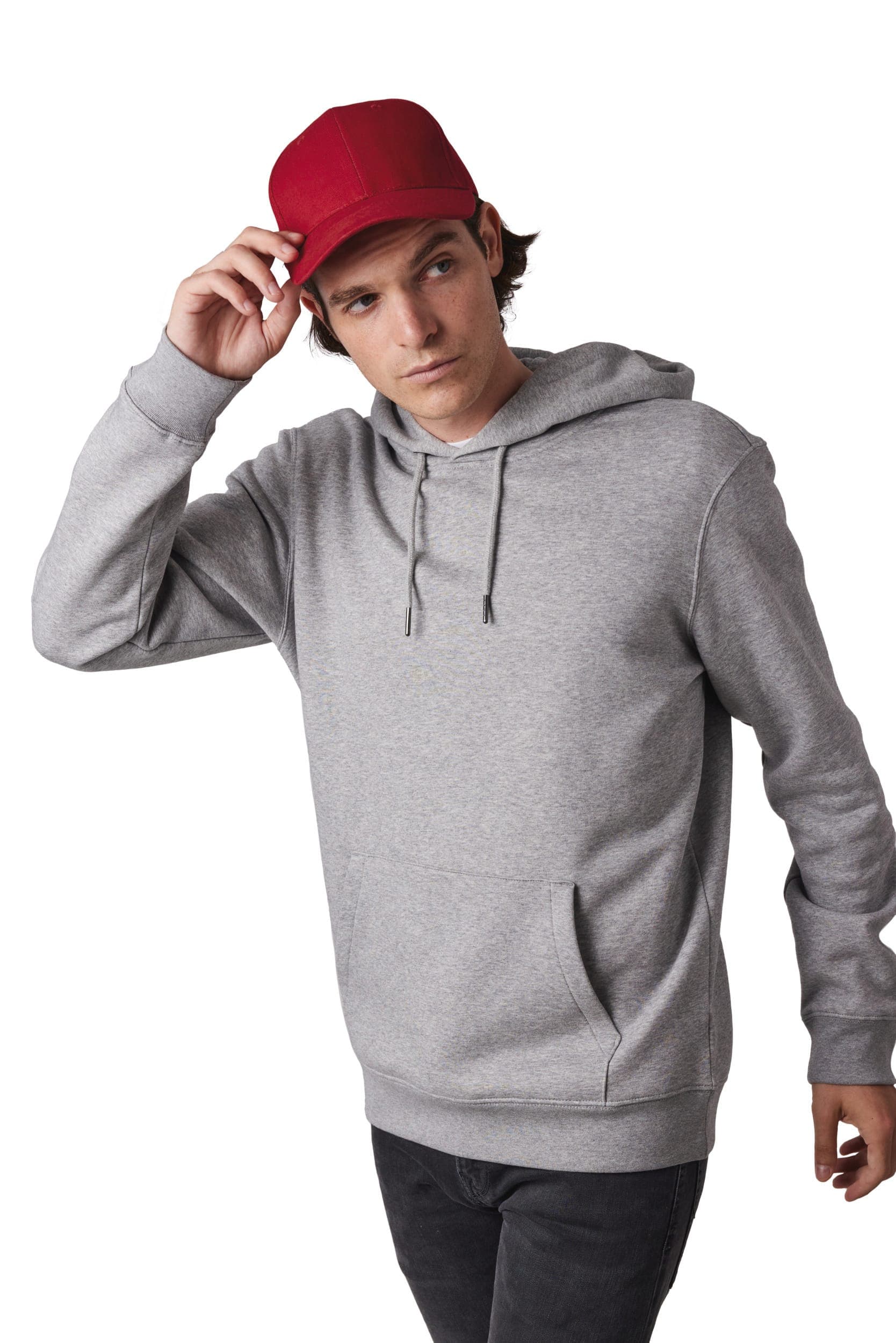 Casquette en coton bio - 6 panneaux en situation