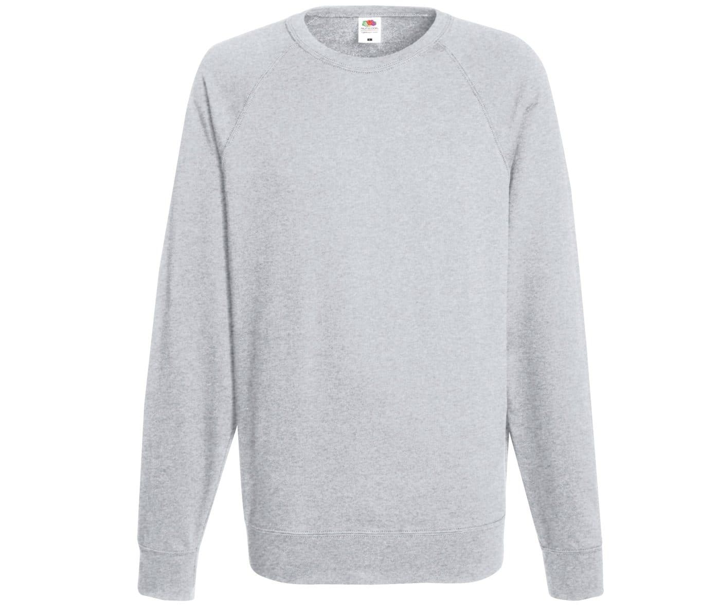 LIGHTWEIGHT RAGLAN SWEAT coloris Gris chiné