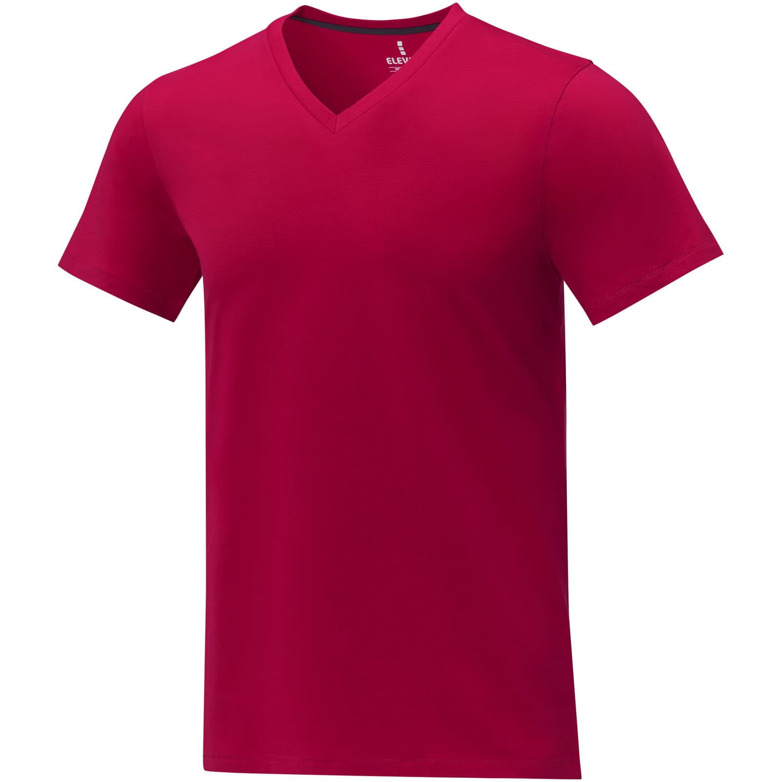 T-shirt Somoto manches courtes col V homme  coloris Rouge