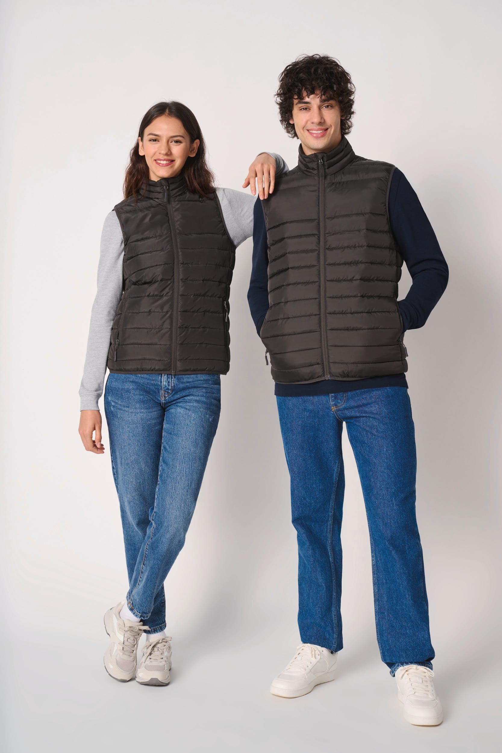 Bodywarmer matelassé femme en situation
