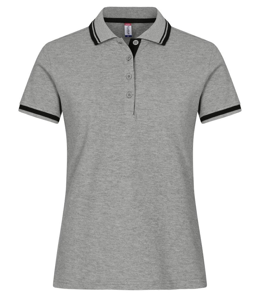 Clique Astoria Polo coloris Gris chiné