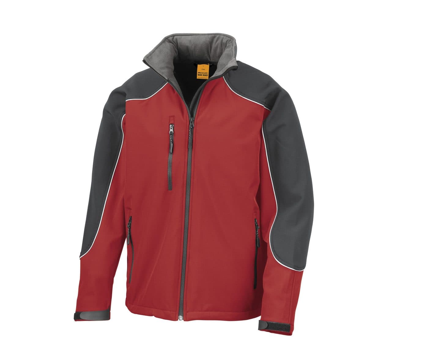 HOODED SOFTSHELL JACKET coloris Rouge / Noir