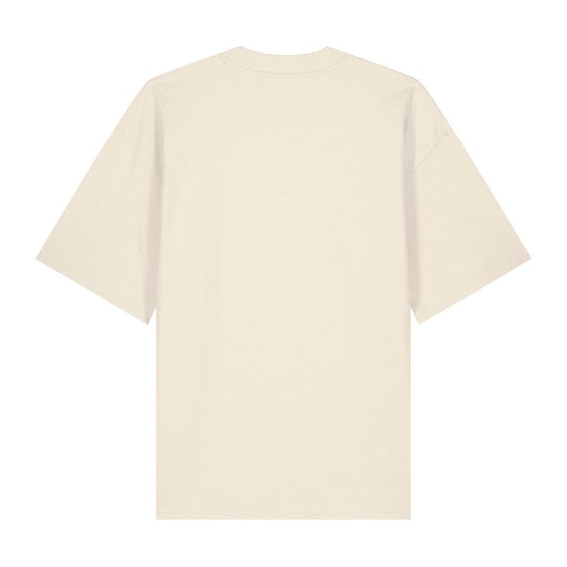 Blaster 2.0 unisex oversized high neck t-shirt coloris Naturel brut