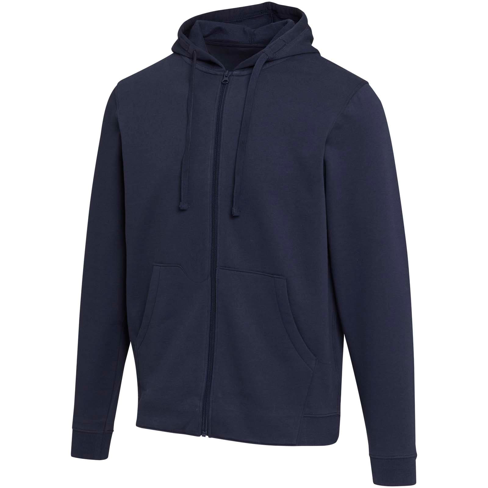 Sweat à capuche unisexe recyclé biologique certifié OCS de 280 g/m² Jasper coloris Marine
