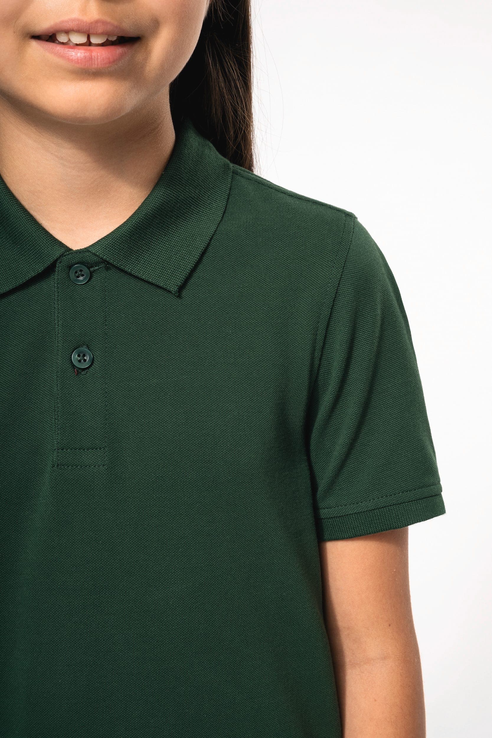 Polo piqué Bio180 enfant en situation