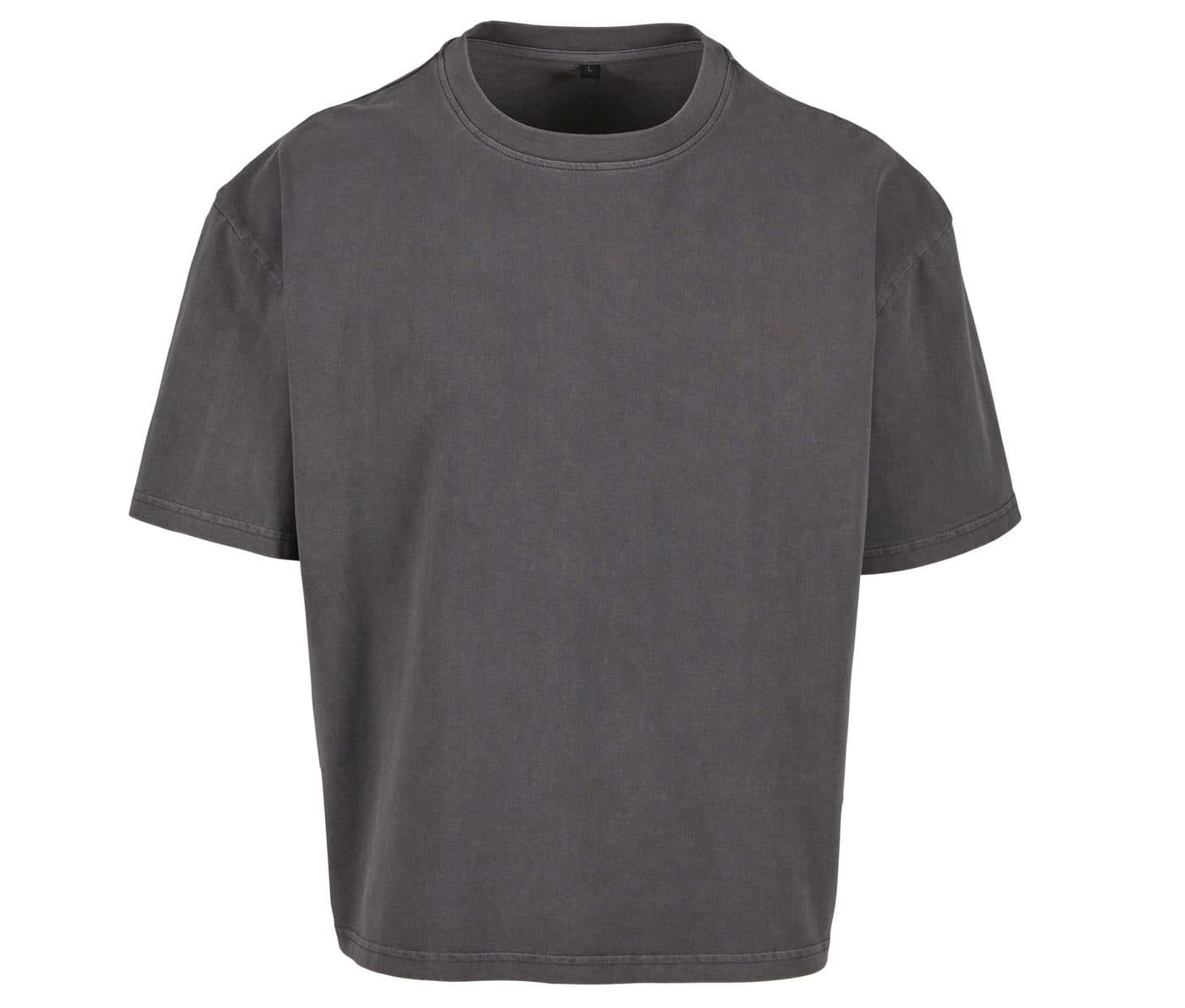 VINTAGE CROPPED HEAVY OVERSIZE TEE coloris Gris magnétique
